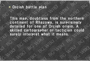 Orcish battle plan