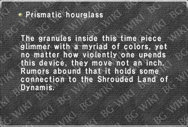 Prismatic hourglass