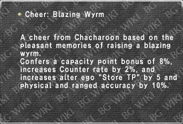 Cheer: Blazing Wyrm