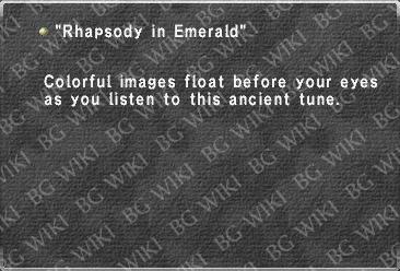 "Rhapsody in Emerald"