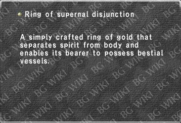 Ring of supernal disjunction