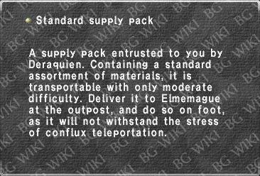 Standard supply pack