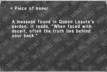 Piece of paper