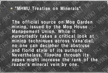 "MHMU Treatise on Minerals"