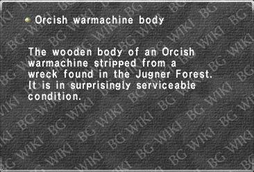 Orcish warmachine body