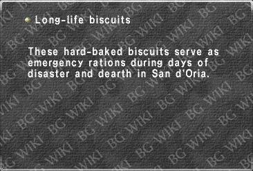 Long-life biscuits