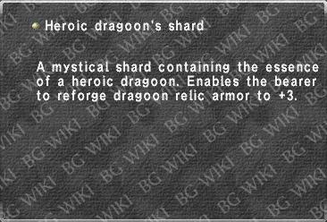 Heroic dragoon's shard