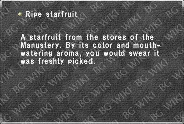 Ripe starfruit (Abyssea)