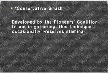 "Conservative Smash"