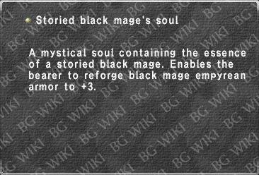 Storied black mage's soul