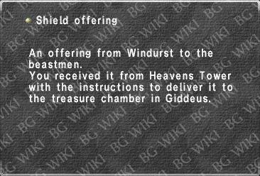 Shield offering