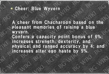 Cheer: Blue Wyvern