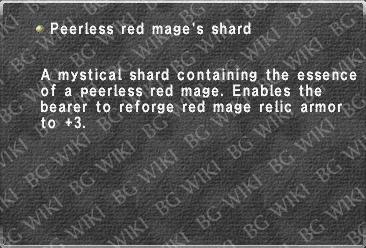 Peerless red mage's shard