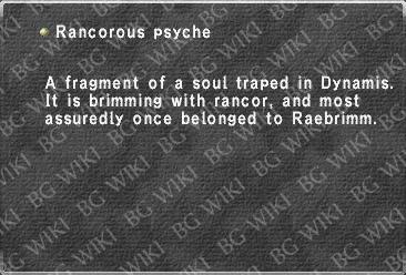 Rancorous psyche