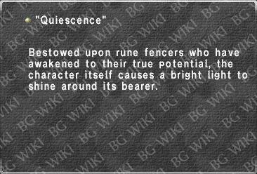 "Quiescence"