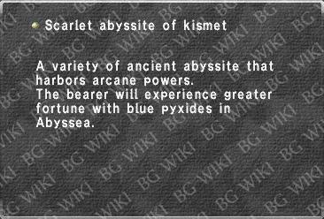 Scarlet abyssite of kismet