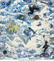 Map of Ulbuka - Yoshitaka Amano